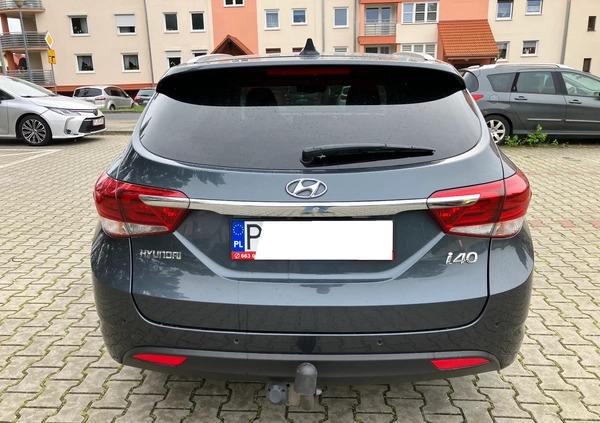 Hyundai i40 cena 53200 przebieg: 183900, rok produkcji 2016 z Leszno małe 596